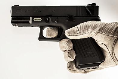 Страйкбольный пистолет WE GLOCK-23 gen4, металл слайд, GP620B фото, описание