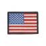Н071 Нашивка Флаг США цветной левосторонний 5*7см фото, описание