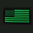 П025 Патч Флаг США левый 5*9см MC/Светящийся люминисцент фото, описание