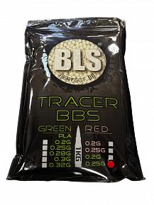 Шары BLS 6мм 0,25гр трассер зеленый 4000шт 1KG-TR25G фото, описание