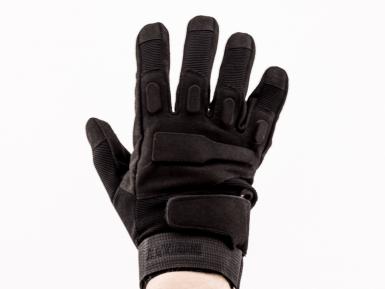 Перчатки тактические мягкая защита black L фото, описание