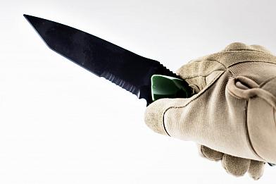 Нож тренировочный 141 Nimravus Tanto с ножнами Green фото, описание