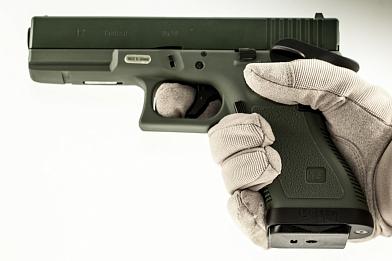 Страйкбольный пистолет WE GLOCK-17 ranger green GP630-GR фото, описание