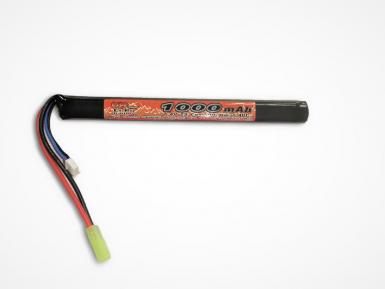 Аккумулятор VBPower LiPo 7,4V 1000mah АК тип 20C/40C mTamiya 165*10*16мм фото, описание