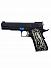 Страйкбольный пистолет WE COLT M1911А1 белые накладки WE-E001C фото, описание
