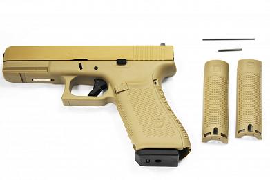 Страйкбольный пистолет WE GLOCK-17 Gen.5 Tan WE-G001VB-TAN фото, описание