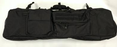 Чехол кейс оружейный пулеметный 3 кармана 100x20x26cm черный фото, описание