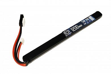 Аккумулятор BlueMAX LiPo 7,4V 1200mAh 20C 12*17*188мм фото, описание