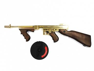 Автомат King Arms Thompson M1928 Chicago Grand Special Gold фото, описание