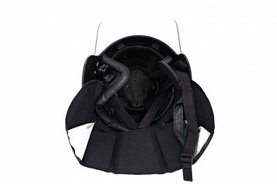 Шлем страйкбольный ЗШ-1 с забралом Черный фото, описание