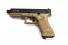 Страйкбольный пистолет KJW GLOCK G18 удлиненный GBB CO2 Tan фото, описание