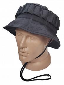 Панама тактическая Bastion Разведчик Цвет Черный размер 56-58 фото, описание