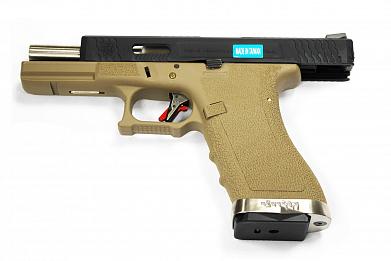 Страйкбольный пистолет WE GLOCK-17 G-Force Tan WE-G001WET-2 фото, описание