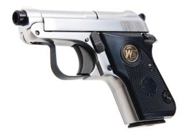 Страйкбольный пистолет WE BERETTA 950 Jetfire хром WE-CT002-SV фото, описание