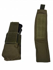 Подсумок Bastion на 2 магазина с клапаном Цвет Олива фото, описание