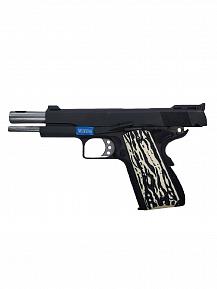 Страйкбольный пистолет WE COLT M1911А1 белые накладки WE-E001C фото, описание