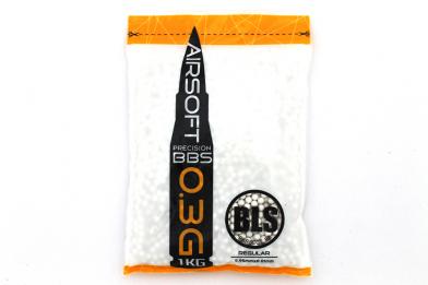 Шары BLS 0,30 белые 3333шт 1KG-H30 фото, описание