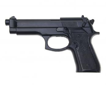 Пистолет тренировочный Beretta 92 мягкий резинопластик фото, описание