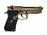 Страйкбольный пистолет WE BERETTA M92F TAN GAS GP301-TAN WE-M009-TAN фото, описание