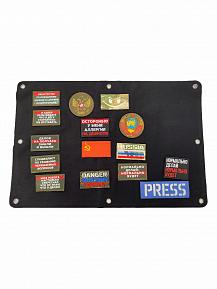 Велкро панель для Патчей шевронов и нашивок 60 х 40 см Цвет Черный фото, описание