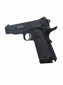 Страйкбольный пистолет KJW COLT 1911A1 MEU KP-07 GBB Green Gas Black KP-07.GAS фото, описание