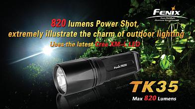 Фонарь Fenix TK35 CREE XM-L 820люм фото, описание