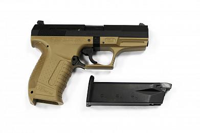 Страйкбольный пистолет WE WALTHER P99 GBB металл TAN WE-PX001-TAN фото, описание
