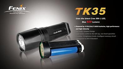 Фонарь Fenix TK35 CREE XM-L 820люм фото, описание