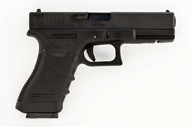 Страйкбольный пистолет WE GLOCK-17 gen3 металл слайд GP616 фото, описание