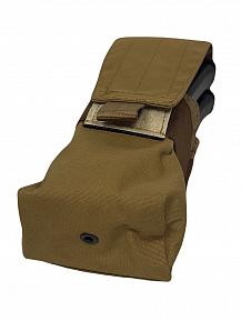 Подсумок Bastion на 2 магазина с клапаном Цвет ТАН фото, описание