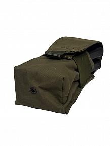 Подсумок Bastion на 2 магазина с клапаном Цвет Олива фото, описание