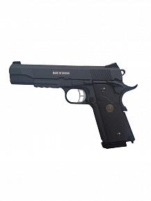 Страйкбольный пистолет KJW COLT 1911A1 MEU KP-07 GBB Green Gas Black KP-07.GAS фото, описание