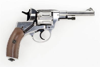 Револьвер страйкбольный WINGUN Наган CO2 CP131S фото, описание