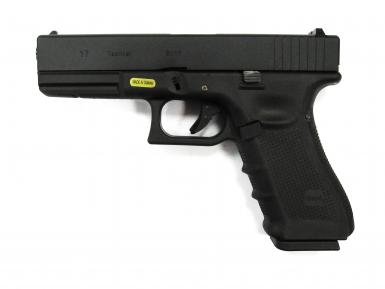 Страйкбольный пистолет WE GLOCK-17 gen4 металл слайд GP616-B WE-G001B-BK фото, описание