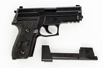 Страйкбольный пистолет KJW P229 GBB CO2 черный КР-02.CO2 CP227 фото, описание