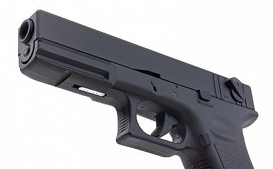 Страйкбольный пистолет KJW GLOCK G18 GBB Black фото, описание