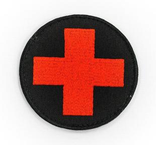 Н155 Нашивка Красный крест медицинский 7,5см фото, описание