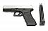 Страйкбольный пистолет WE GLOCK-17 gen4 хром металл слайд WE-G001B-SV фото, описание