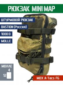 Подсумок штурмовой рюкзак Bastion Mini Map Цвет Мох A-Tacs FG фото, описание