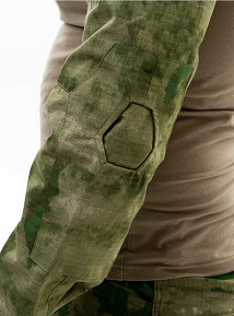 Боевая рубаха и брюки с тактическими наколенниками МОХ размер XL фото, описание