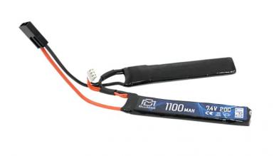 Аккумулятор BlueMAX LiPo 7,4V 1100mAh 20C 5*21*102мм*2 нунчаки фото, описание