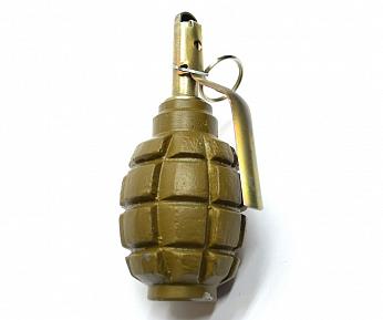 Макет учебно-тренировочной гранаты Ф-1 металл фото, описание