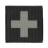 П009 Патч Медицинский крест 5*5см Black/Светящийся люминисцент фото, описание