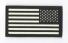 П005 Патч Флаг США правый 5*9см Black/Светящийся люминисцент фото, описание