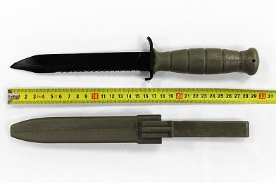Нож тренировочный GLOCK 81 Tan с пластиковыми ножнами фото, описание