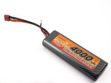 Аккумулятор VBPower LiPo 7,4V 4000mah T разъем 137*47*24мм в защитном корпусе фото, описание