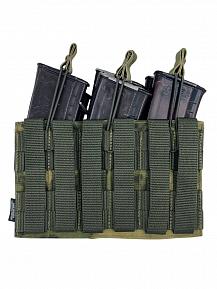 Подсумок Bastion PRO FastMag на 6 магазинов Цвет МОХ A-tacs FG фото, описание