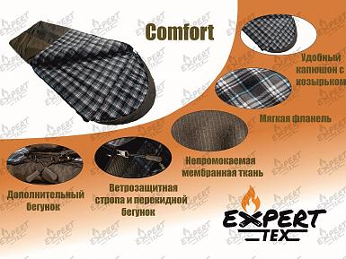 Спальный мешок-одеяло Comfort -22С Expert-Tex фото, описание