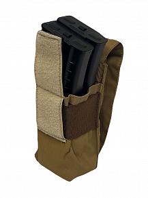 Подсумок Bastion на 2 магазина с клапаном Цвет ТАН фото, описание