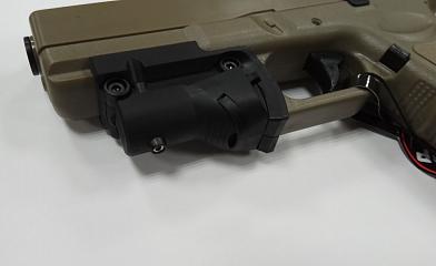ЛЦУ Red with Lateral Grooves для Glock фото, описание